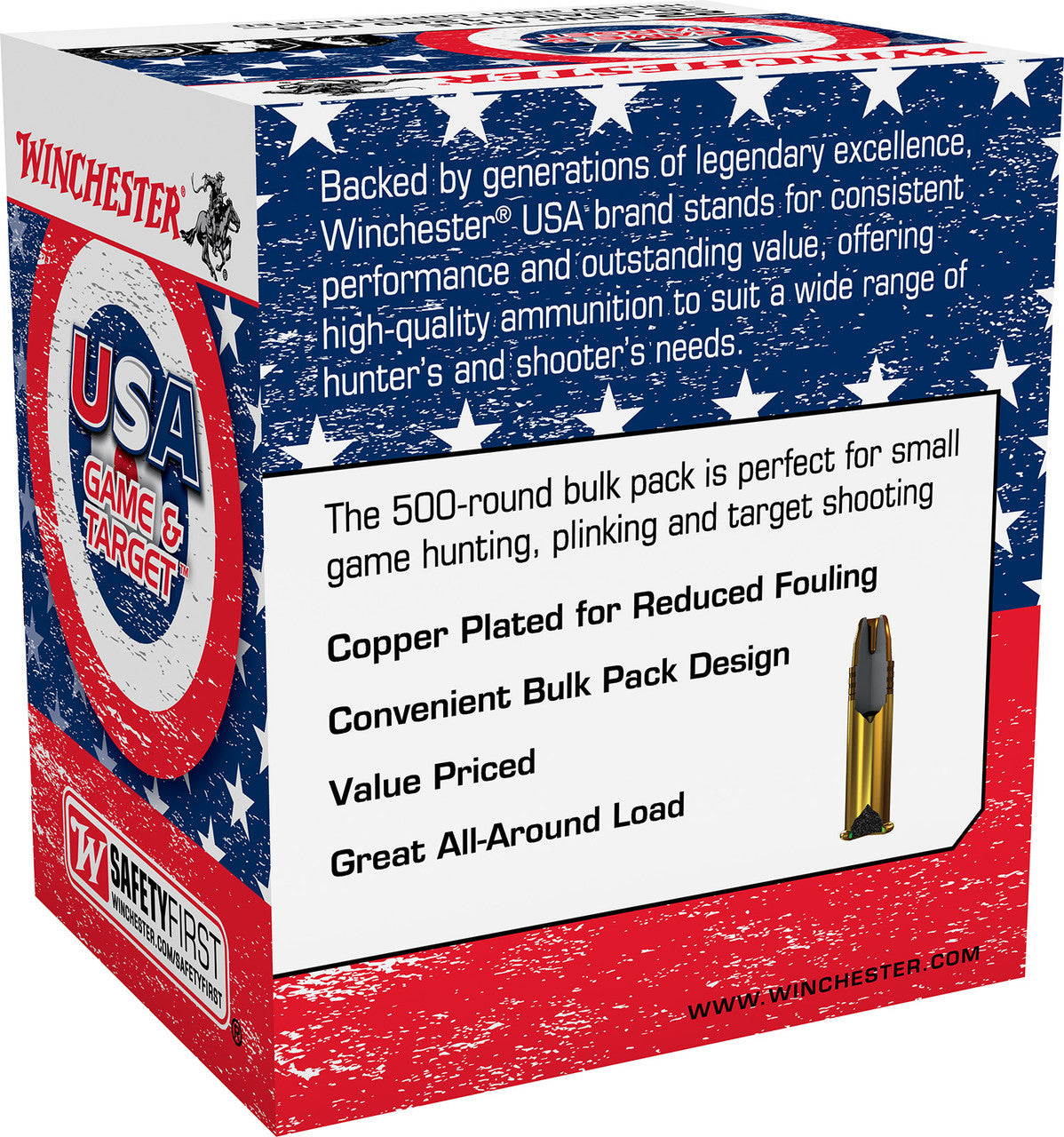 Winchester Ammo USA Wildcat 22 LR 40 gr Lead Round Nose 5000rds *Sold by the case