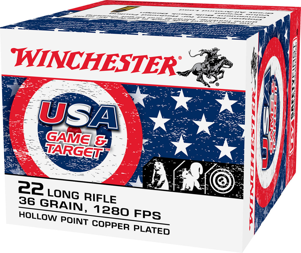 Winchester Ammo USA Wildcat 22 LR 40 gr Lead Round Nose 5000rds *Sold by the case