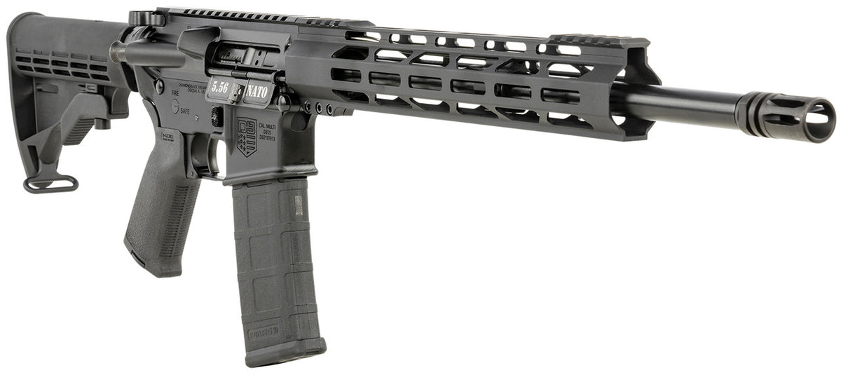 Discover the Diamondback DB15 AR-15 Rifle in 223 Rem/5.56 NATO with a 16” barrel and 30-round capacity. Features M-LOK handguard, adjustable stock, and Magpul grip—perfect for tactical applications and sport shooting.