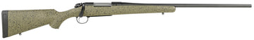 Shop the Bergara B-14 Hunter B14LM102C 7mm Rem Mag Bolt-Action Rifle with a 24” Graphite Black Cerakote barrel and SoftTouch Speckled Green stock—ideal for hunting and precision shooting.