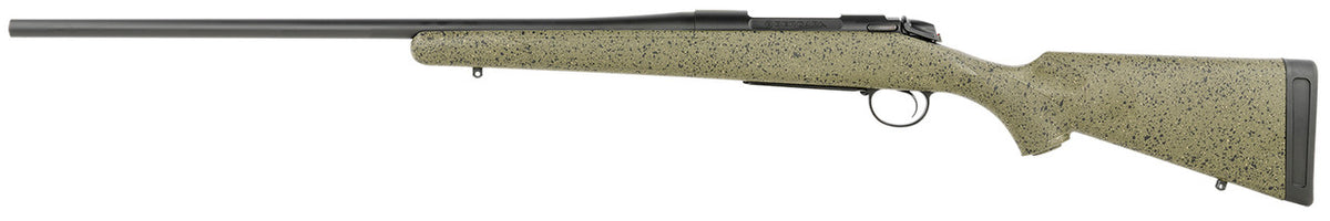 Shop the Bergara B-14 Hunter B14LM102C 7mm Rem Mag Bolt-Action Rifle with a 24” Graphite Black Cerakote barrel and SoftTouch Speckled Green stock—ideal for hunting and precision shooting.
