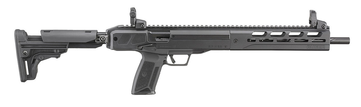 Discover the Ruger LC Carbine 5.7x28mm Semi-Auto Rifle with a 16.25” fluted barrel and 10-round capacity. Features M-LOK handguard, adjustable sights, and lightweight design—ideal for versatile shooting applications.