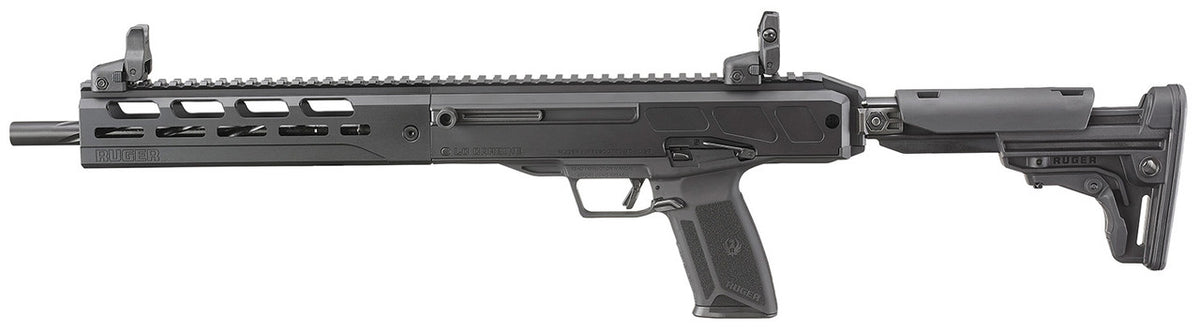 Discover the Ruger LC Carbine 5.7x28mm Semi-Auto Rifle with a 16.25” fluted barrel and 10-round capacity. Features M-LOK handguard, adjustable sights, and lightweight design—ideal for versatile shooting applications.