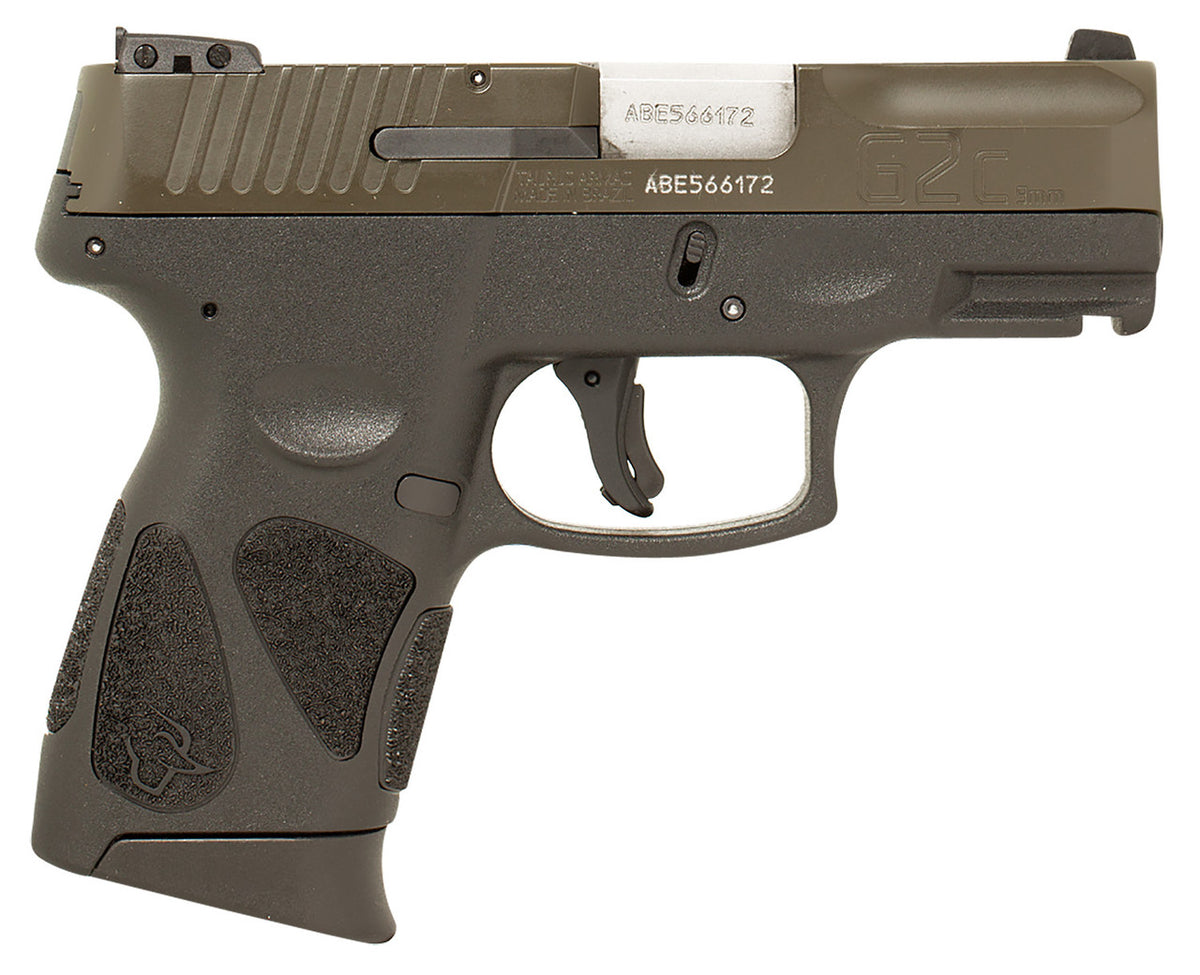 Taurus G2C 9mm Luger Semi Auto Pistol - Green