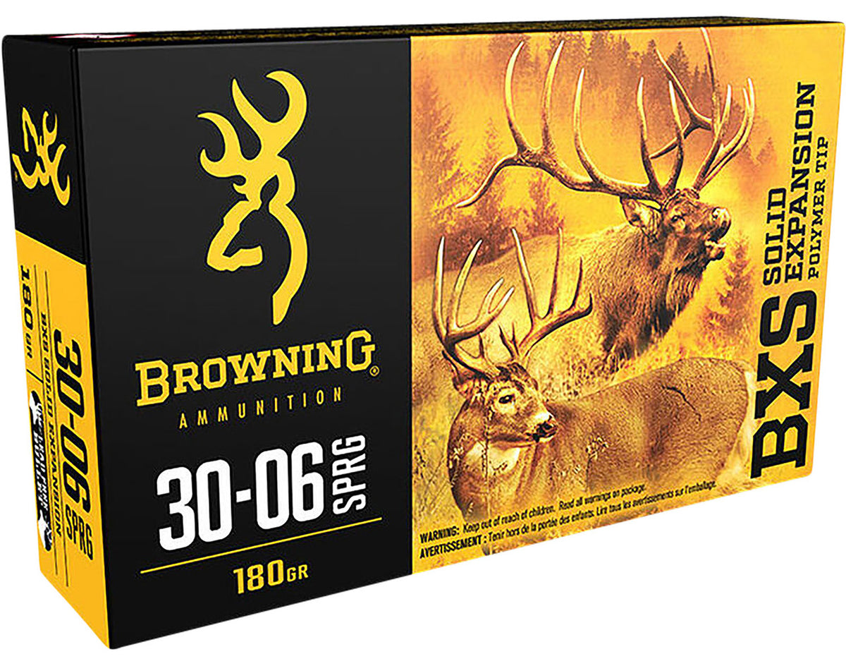 Browning Ammo BXS 30-06Springfield 180gr Polymer Tip 20rd Box