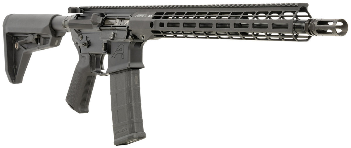 Discover the Aero Precision M4E1 223 Rem/5.56 NATO AR-Style Rifle with a 16” barrel and 30-round capacity. Features black anodized receiver, 15” M-LOK handguard, and Magpul SL stock—ideal for tactical shooters seeking reliability and precision.