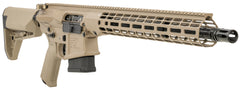 Discover the Aero Precision M5 .308 Win AR-10 Rifle with a 16” heavy barrel and 10-round capacity. Features FDE Cerakote receiver, 15” M-LOK handguard, Magpul PRS Gen3 stock, and ambidextrous controls—ideal for precision shooting and tactical applications.