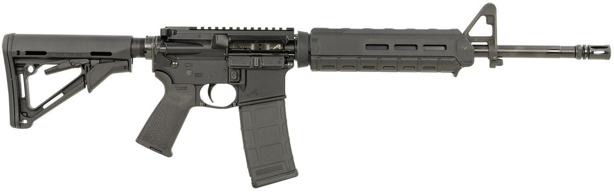 Discover the Aero Precision AR15 APCR640435 5.56 NATO Semi-Auto Rifle with a 16” barrel and 30-round capacity. Features black anodized aluminum receiver, Magpul Drop-In handguard, Magpul CTR stock, and A2 front sight—ideal for tactical and sporting applications.