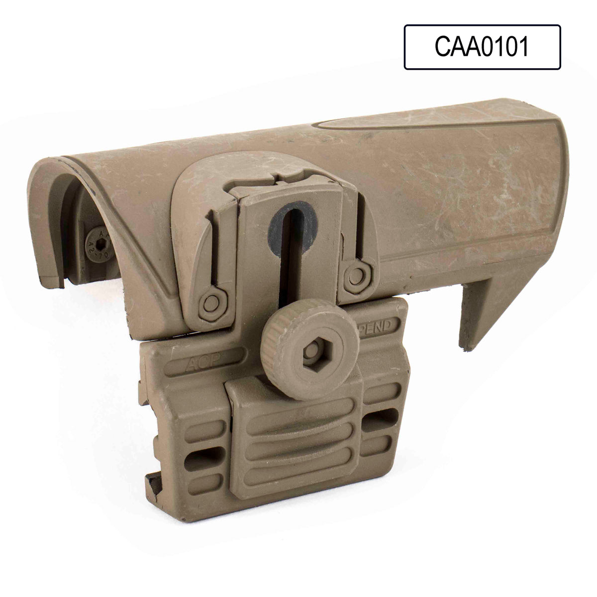 CAA ACP Adjustable Cheek Riser for CBS Stock - OD Green