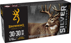 Browning Ammo Silver 30-30 Win 170gr Plated Soft Point 20rd Box