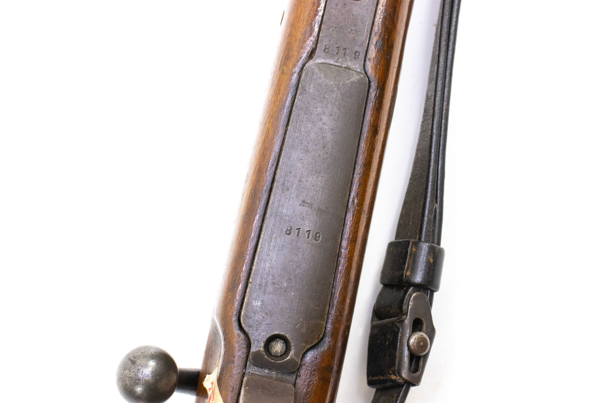 German Kar98k M937B 8mm WWII (Portuguese Contract) Mauser - Matching Bayonet and Serial Number F8119PB