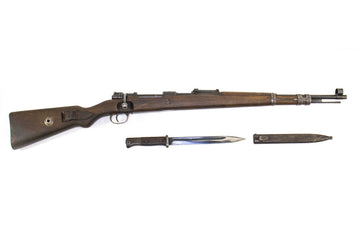 German Kar98k M937B 8mm WWII (Portuguese Contract) Mauser - Matching Bayonet and Serial Number F7043PB