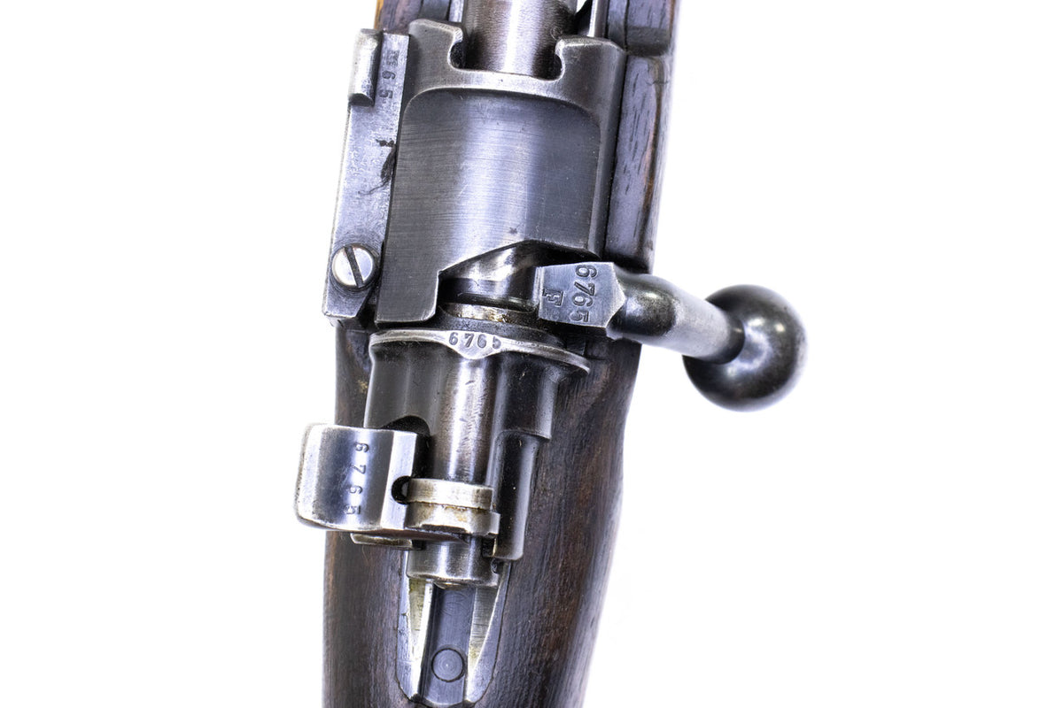 German Kar98k M937B 8mm WWII (Portuguese Contract) Mauser - Matching Bayonet and Serial Number F6765PB