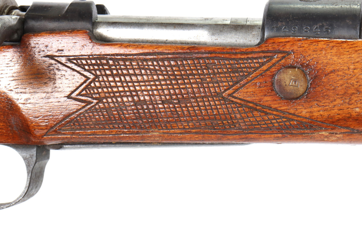 M48 8mm Mauser Bolt Action Rifle Sporterized - Overall Surplus Good Condition (44)