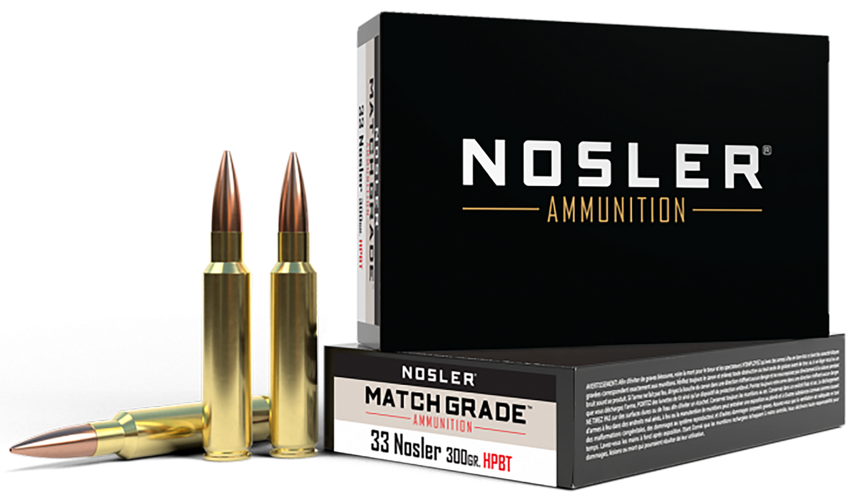 Nosler Match Grade 33 Nosler 300gr Custom Competition HPBT - Box or Case