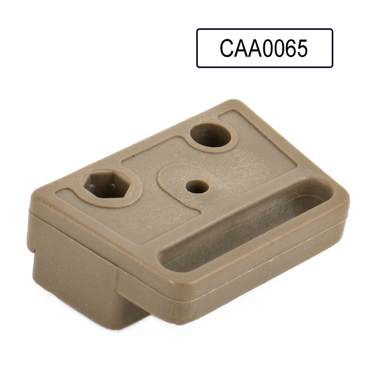 CAA SST1MB Cheek-Rest Mounting Block for AR/M4 OEM Stocks - Tan