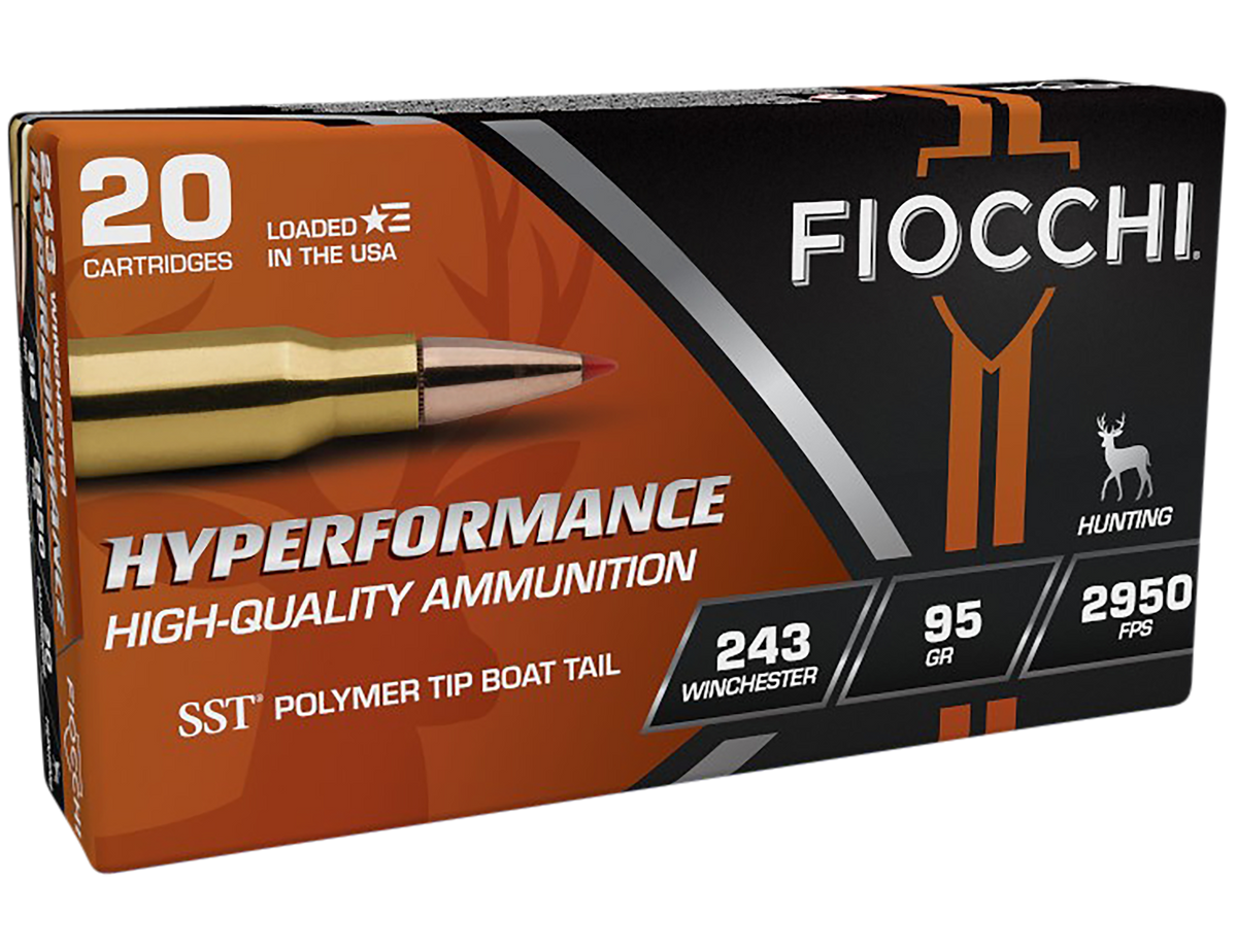 Fiocchi Hyperformance 243 Win 95gr Super Shock Tip - Box or Case