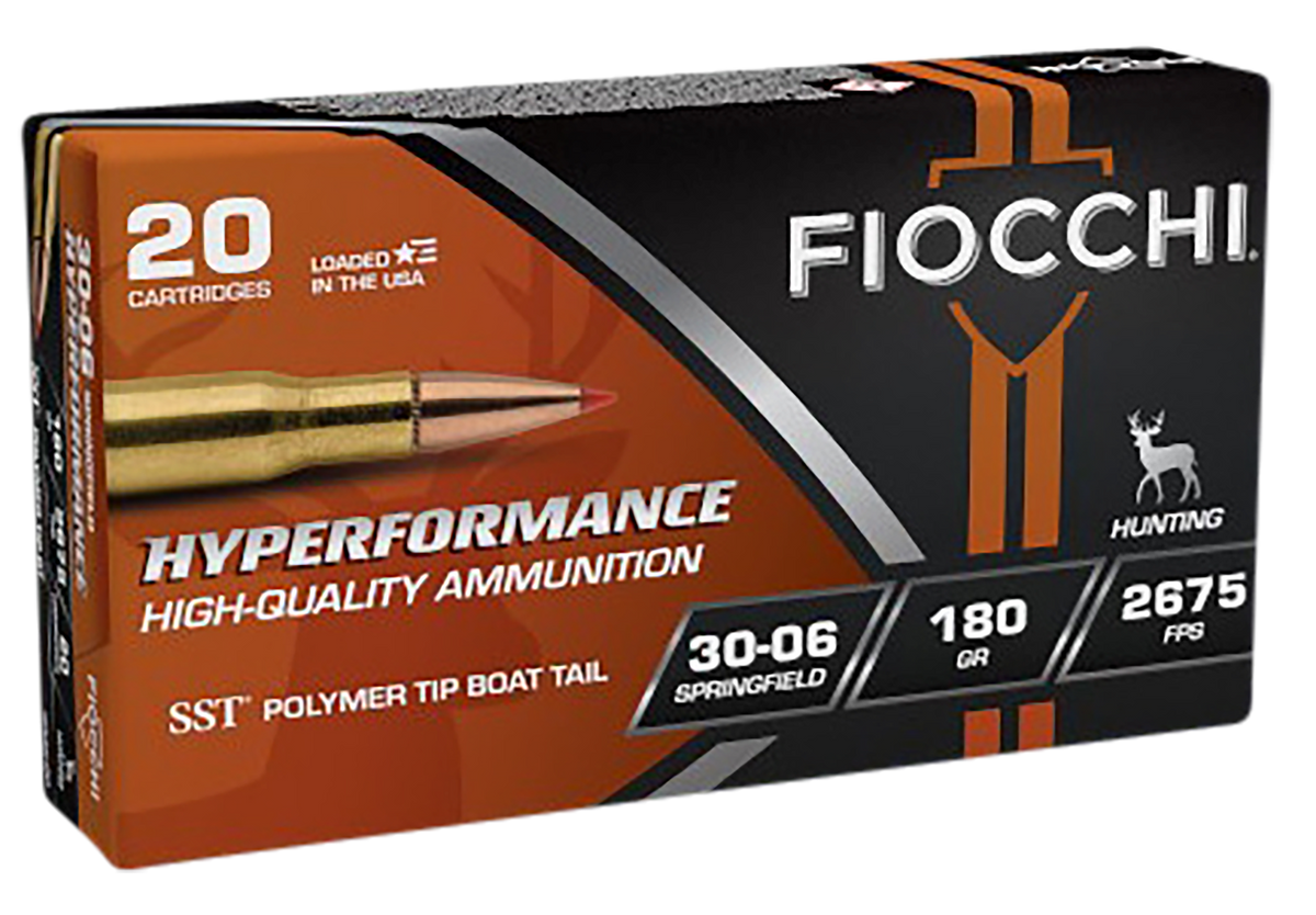 Fiocchi Hyperformance 30-06 Springfield 180gr Super Shock Tip - Box or Case
