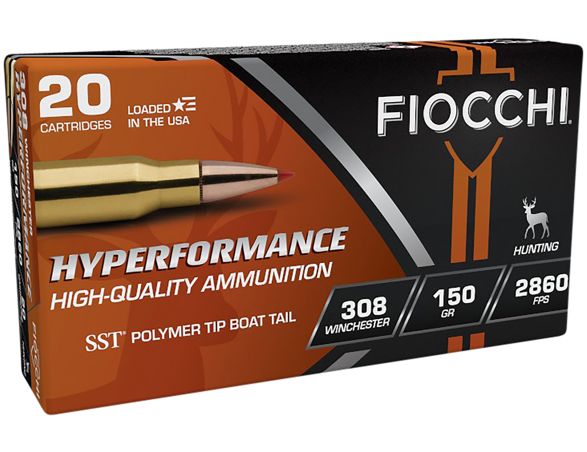 Fiocchi Hyperformance 308 Win 150gr Super Shock Tip 20 Rds - Box or Case