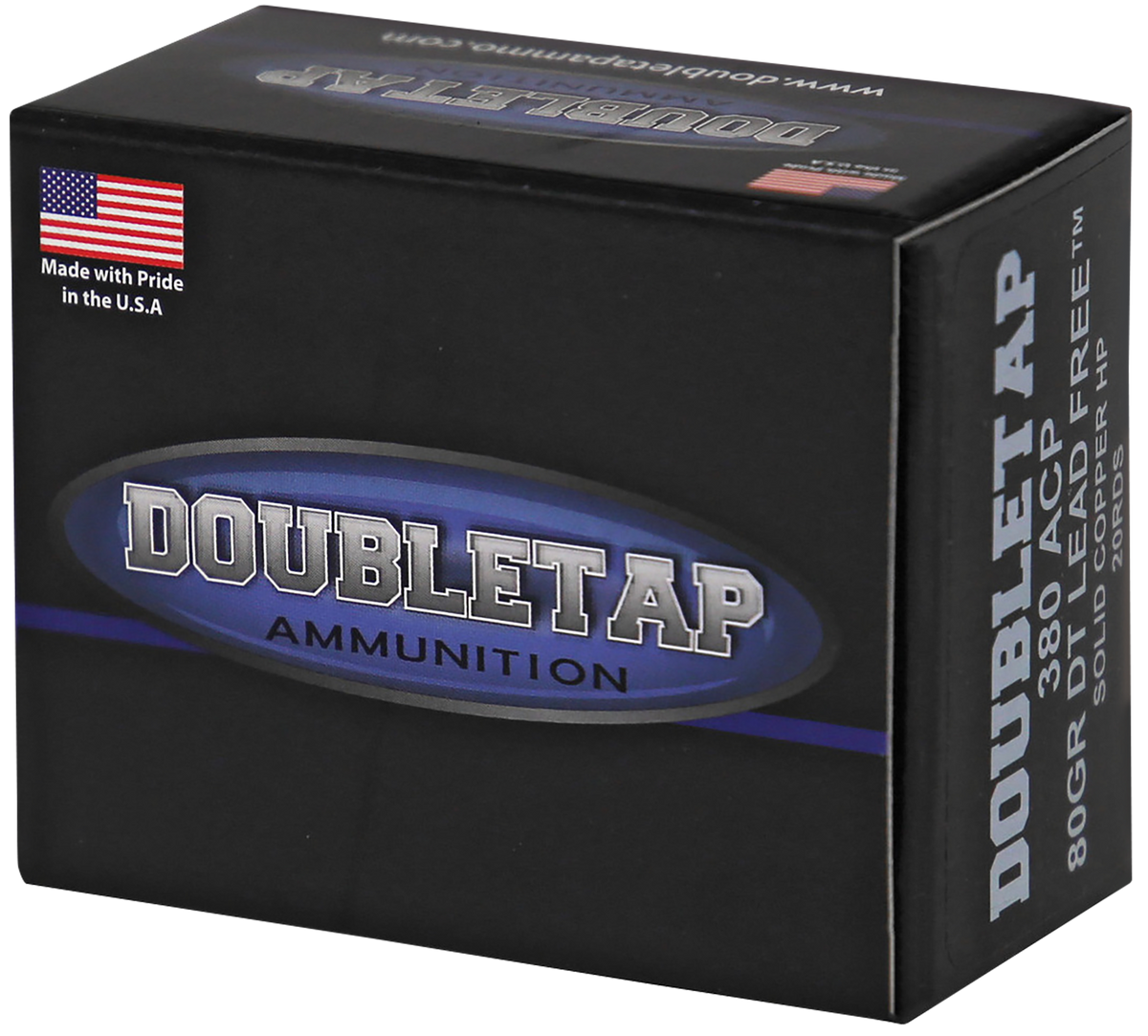 DoubleTap Ammunition Defense Tac-XP 380 ACP 80gr DT Lead Free - Box or Case