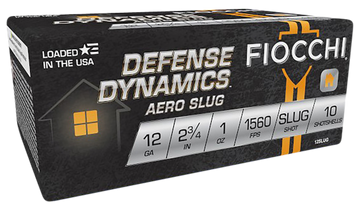 Fiocchi Defense Dynamics Aero 12 Gauge 2.75" 1 oz Rifled Slug - Box or Case