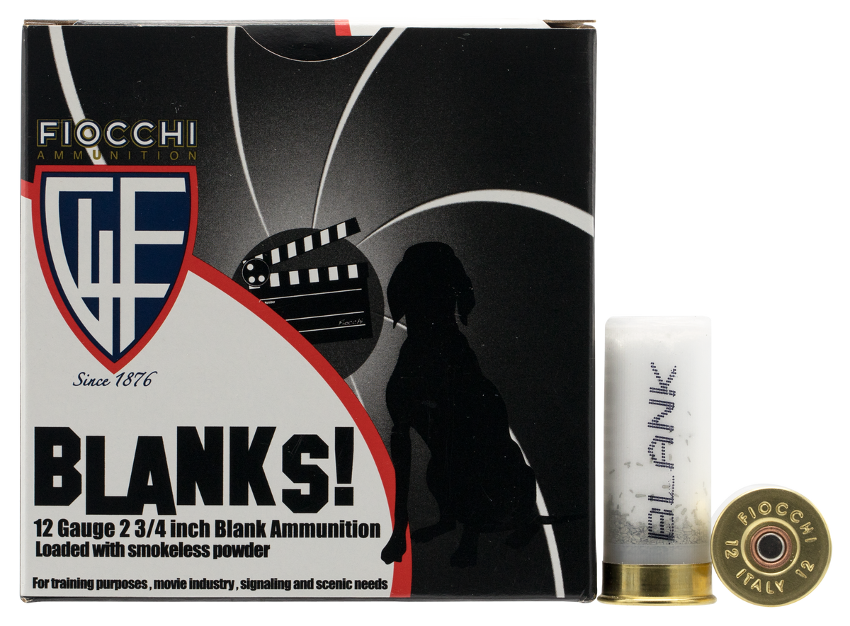 Fiocchi 12BLANK 12 Gauge 2.75" Shotgun Blank - Box or Case