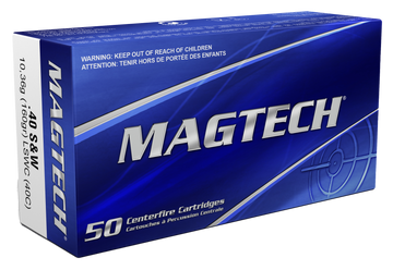 Magtech 40C Range/Training 40 S&W 160gr Lead Semi Wadcutter - Box or Case