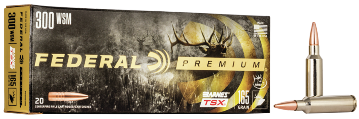 Federal Premium 300 WSM 165gr Barnes TSX 20rd - Box or Case