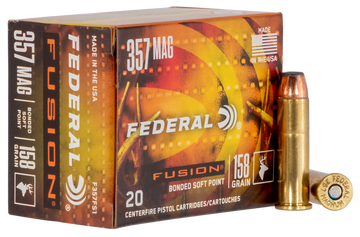 Federal Fusion Handgun 357 Mag 158gr Fusion Soft Point - Box or Case