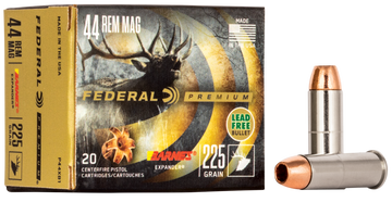 Federal P44XB1 Premium 44 Rem Mag 225gr Barnes Expander BRX - Box or Case