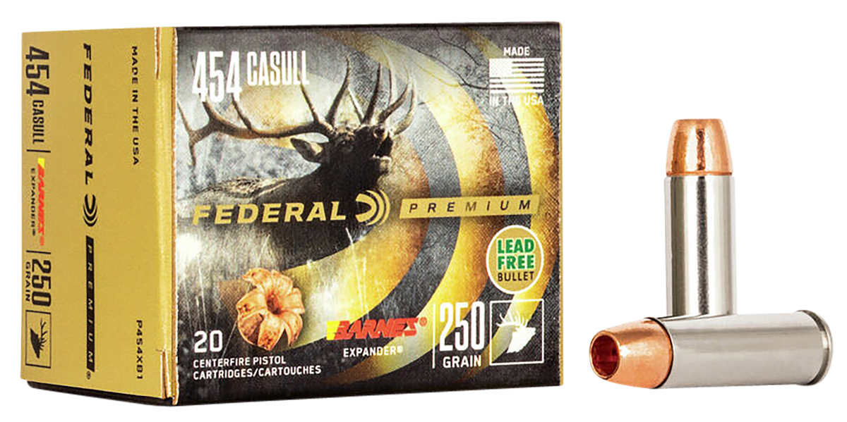 Federal Premium 454 Casull 250gr Barnes Expander BRX 20rd - Box or Case