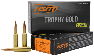 HSM Trophy Gold 6.5 Creedmoor 140gr Berger Hybrid OTM 20 Rd - Box or Case