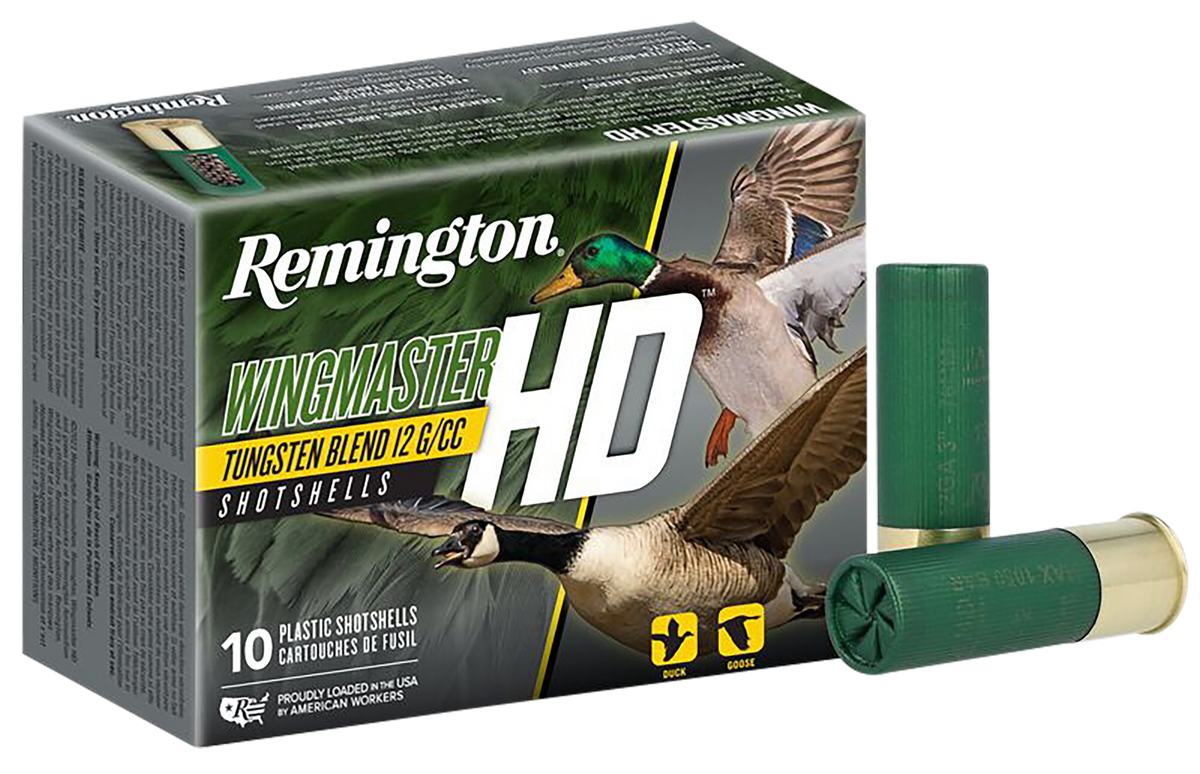 Remington Ammunition Wingmaster HD 12 Gauge 2.75" 1 1/4 oz #4 Shot Tungsten - Box or Case