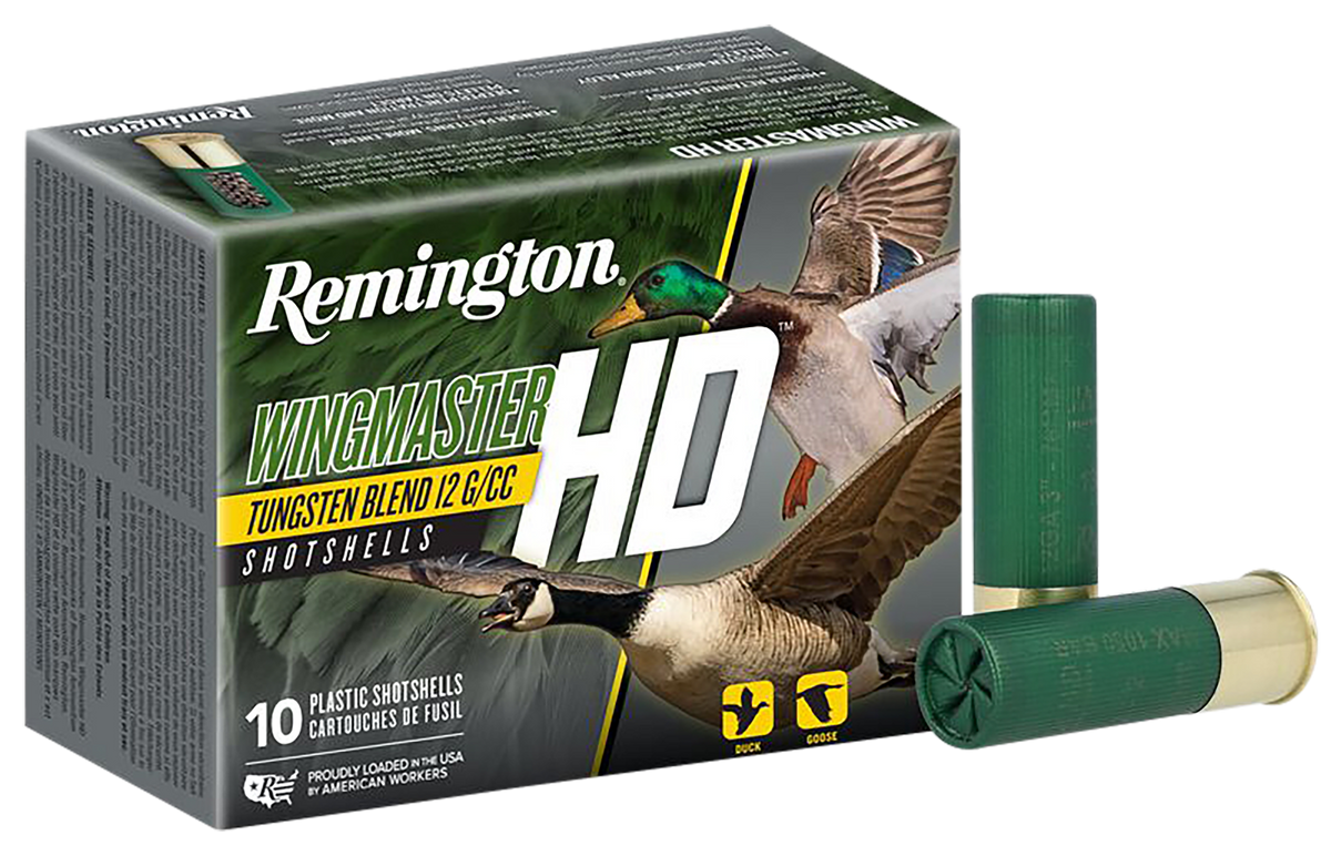 Remington Ammunition Wingmaster HD 12 Gauge 3.50" 1 3/4 oz #2 Shot Tungsten 10 Rd - Box or Case