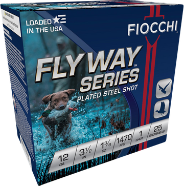 Fiocchi Flyway 12 Gauge 3.5" 1 3/8 oz #1 Shot - 25 Rd Box / 250 Rd Case - Box or Case