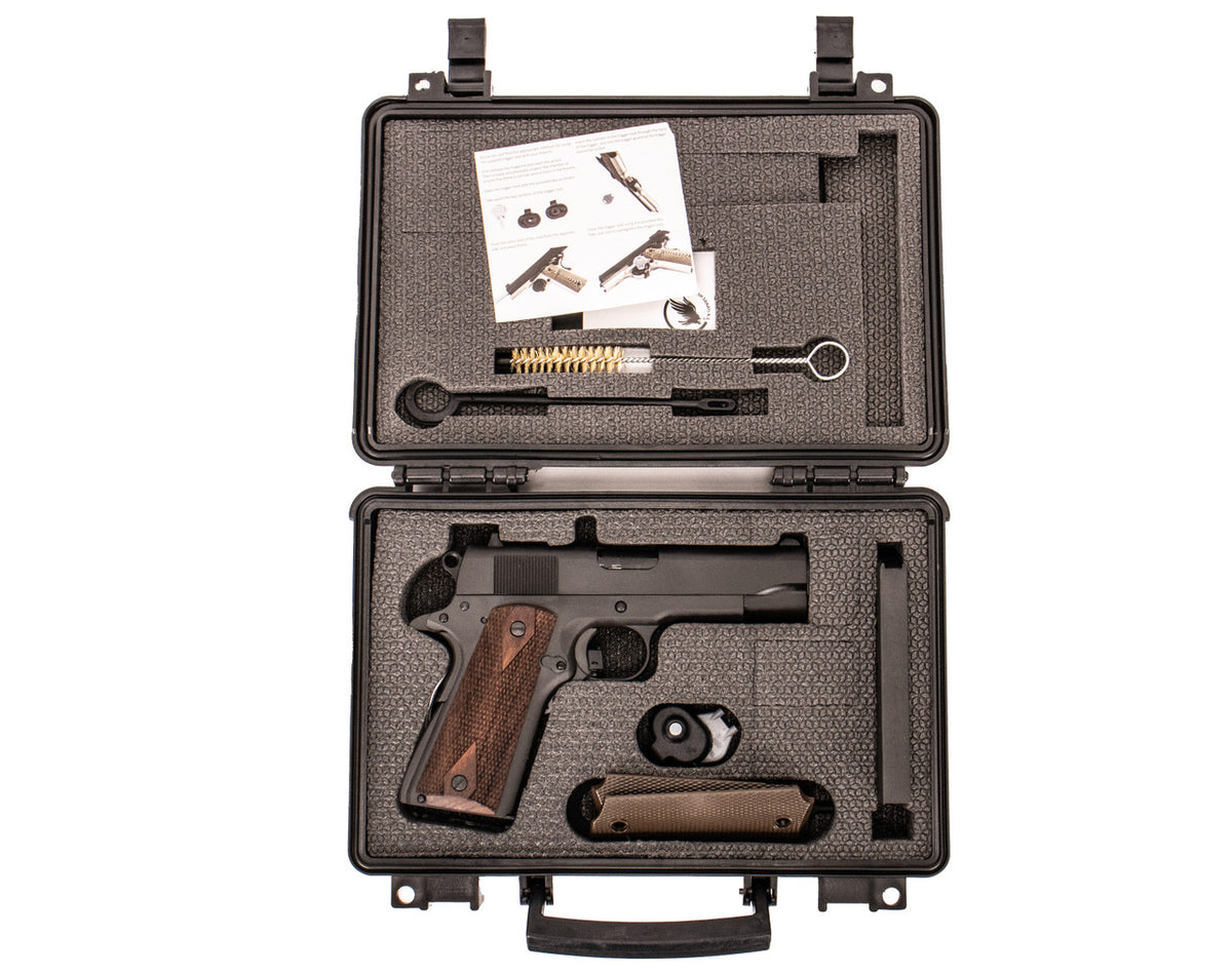 SDS Imports 1911A1 US Army Tank Commander Series Walnut Grip 4.25 Barrel 9mmHG7765