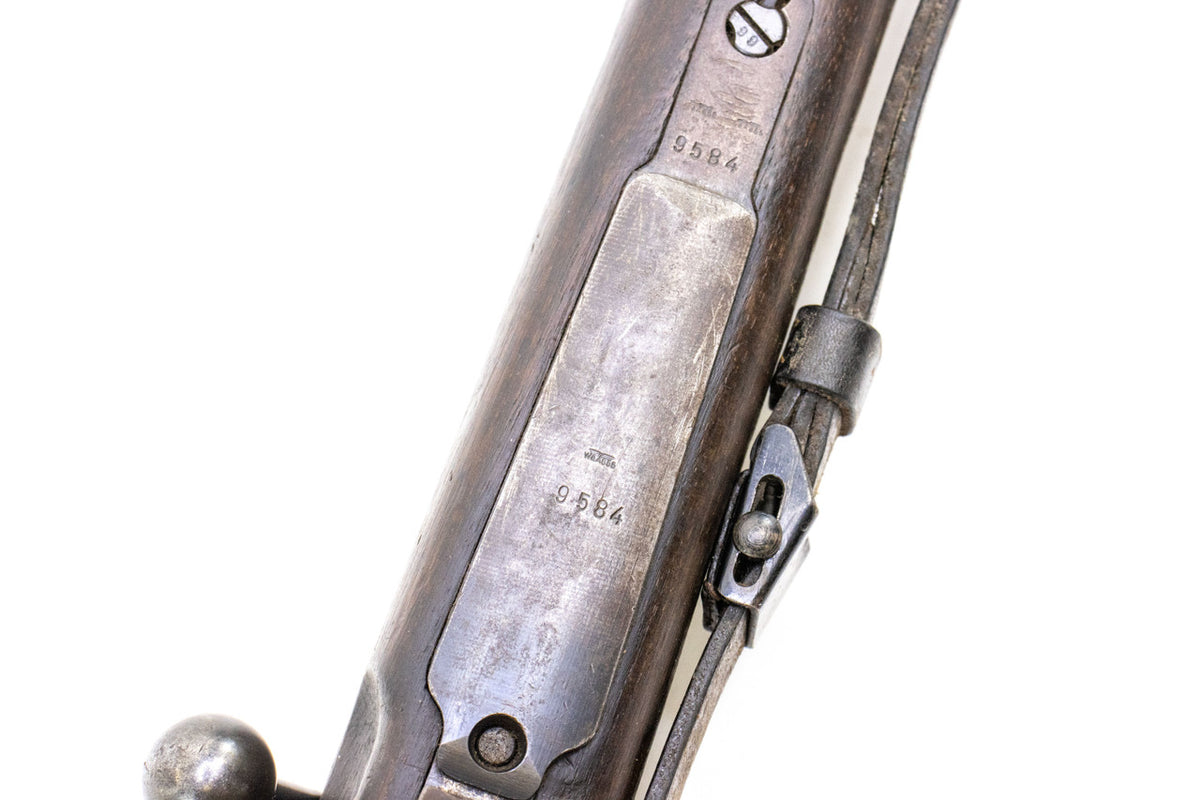 German Kar98k M937B 8mm WWII (Portuguese Contract) Mauser - Matching Bayonet and Serial Number F9584PB