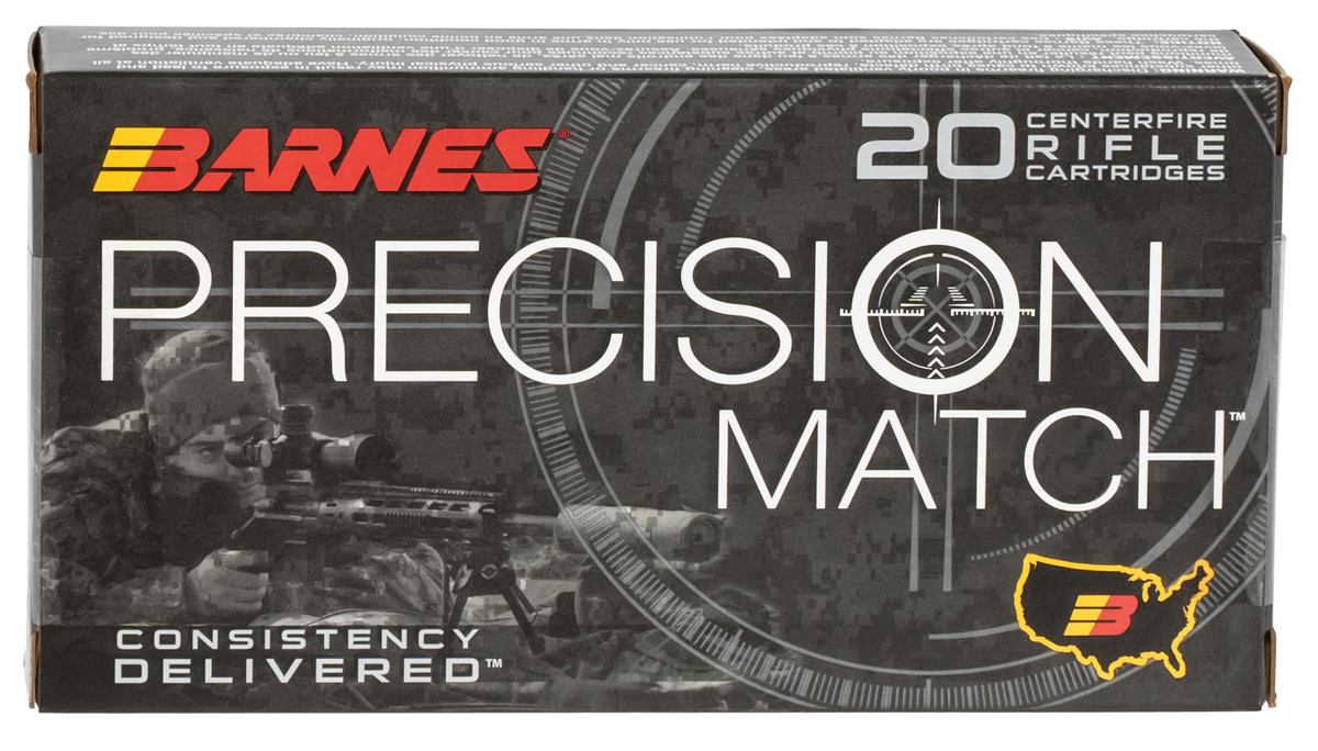 Barnes Bullets Precision Match 6.5 Creedmoor 140gr Open Tip Match Boat Tail - Box or Case
