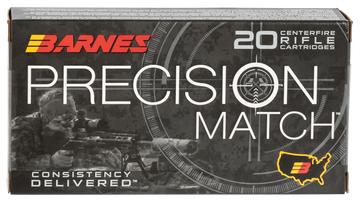 Barnes Bullets Precision Match 6.5 Creedmoor 140gr Open Tip Match Boat Tail - Box or Case