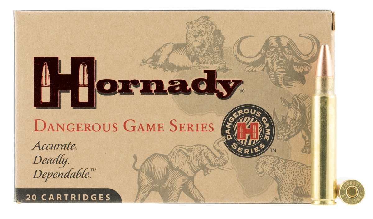 Hornady Dangerous Game 375 Ruger 300gr DGS Solid 20-Rd - Box or Case