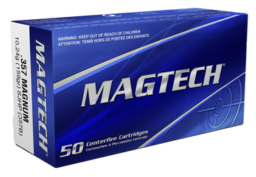 Magtech 357B Range/Training 357 Mag 158gr Semi-Jacketed Hollow Point - Box or Case