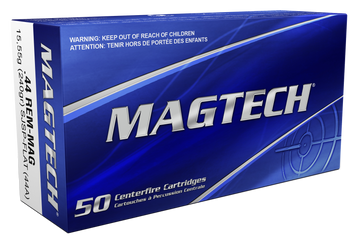 Magtech 44A Range/Training 44 Rem Mag 240gr Semi-Jacketed Soft Point Flat - Box or Case