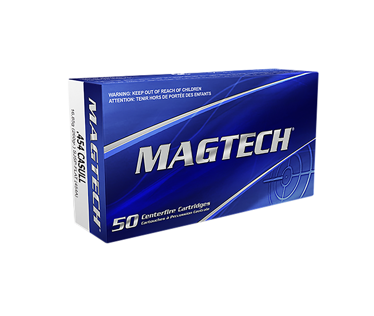 Magtech 454A Range/Training 454 Casull 260gr Semi-Jacketed Soft Point Flat - Box or Case