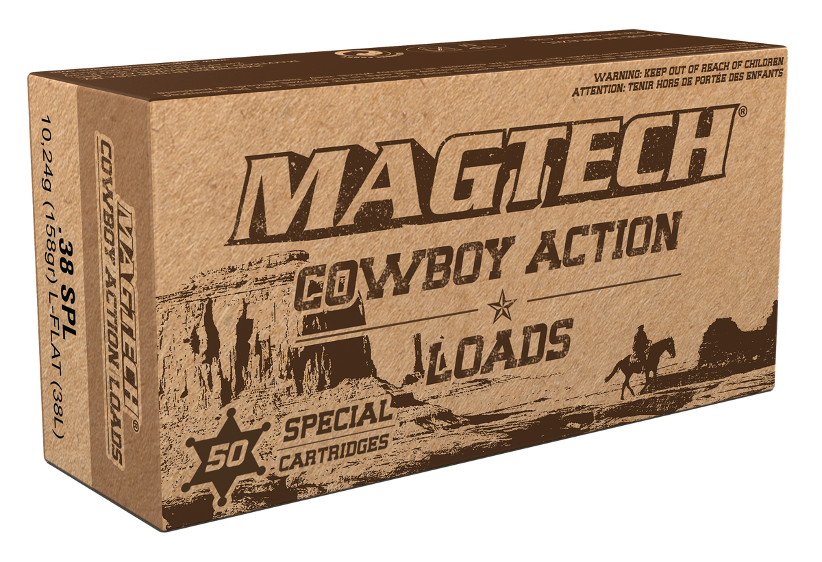 Magtech Cowboy Action 38 Special 158gr Lead Flat Nose - Box or Case