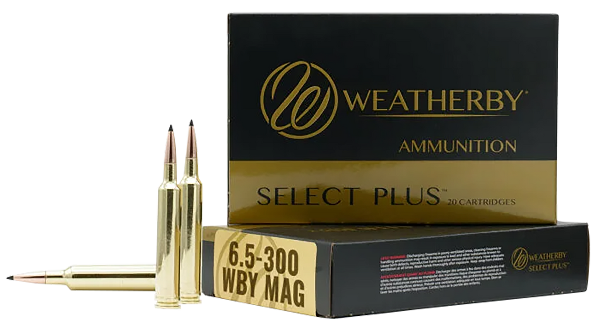 Weatherby Select Plus 6.5-300 WBY Mag 127gr Barnes LRX Lead Free 20rd - Box or Case