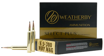 Weatherby Select Plus 6.5-300 WBY Mag 127gr Barnes LRX Lead Free 20rd - Box or Case