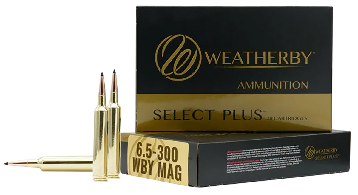 Weatherby Select Plus 6.5-300 WBY Mag 130gr Swift Scirocco II 20rd - Box or Case