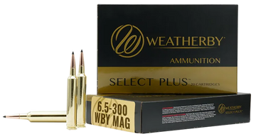 Weatherby Select Plus 6.5-300 WBY Mag 130gr Swift Scirocco II 20rd - Box or Case
