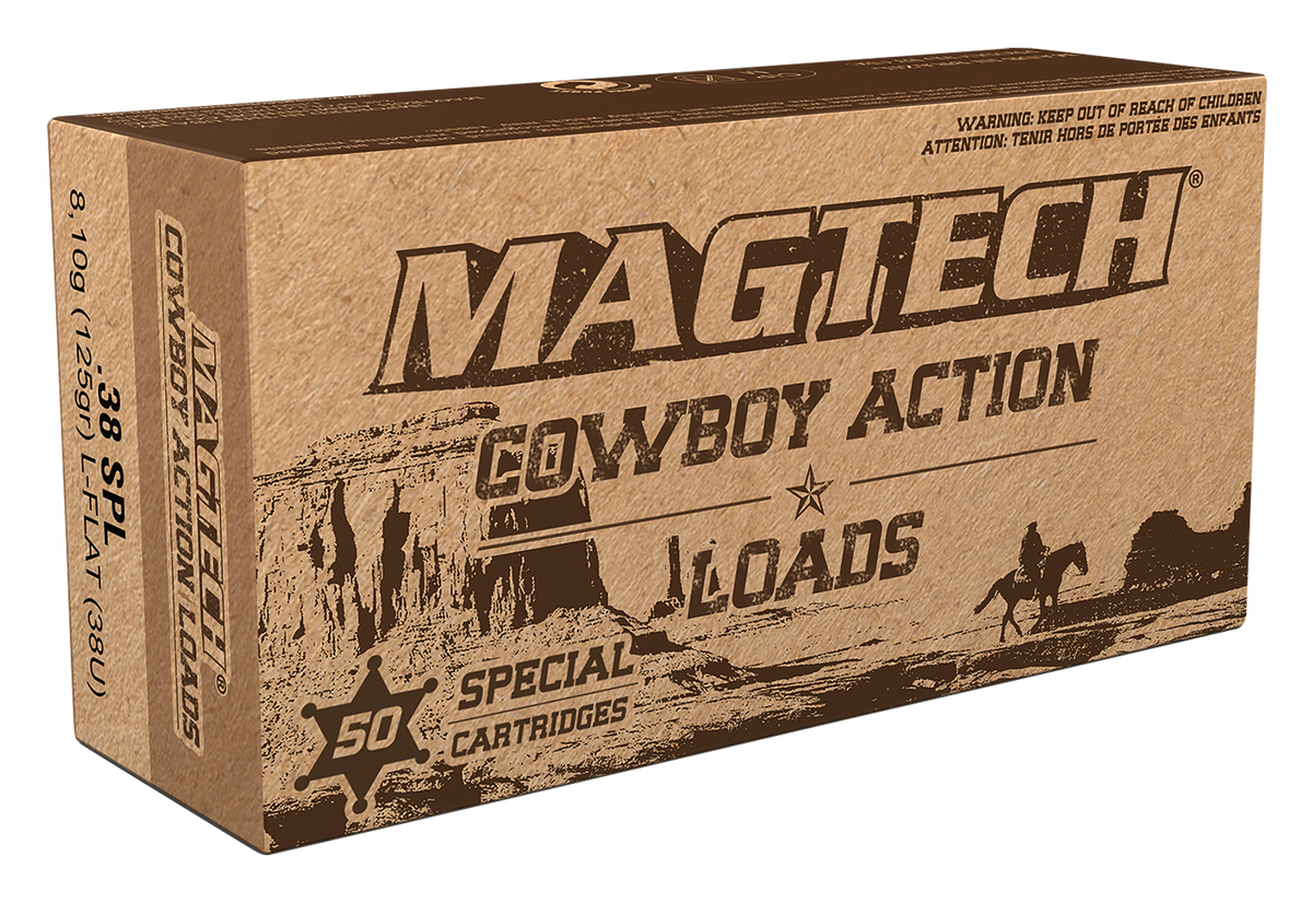 Magtech 38U Cowboy Action 38 Special 125gr Lead Flat Nose - Box or Case