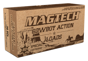 Magtech 38U Cowboy Action 38 Special 125gr Lead Flat Nose - Box or Case